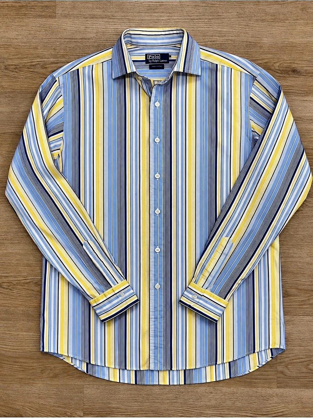 Polo by Ralph Lauren Westerton Multi Stripe Dress Shirt Men's Medium